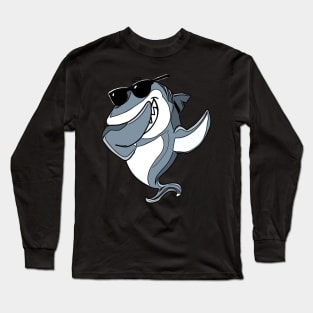 Dabbing Shark Long Sleeve T-Shirt